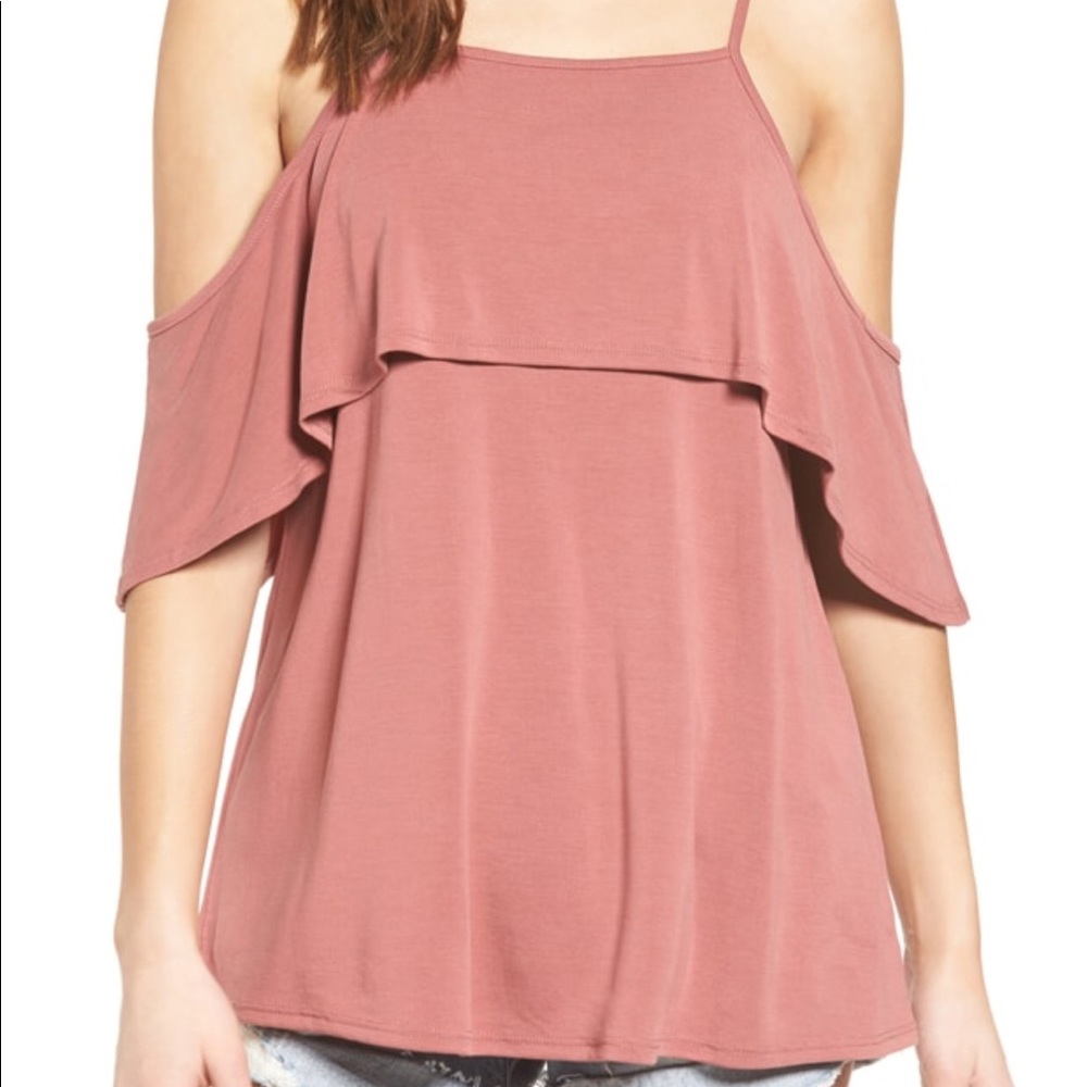 BP. Nordstrom Cold Shoulder Top